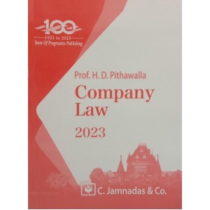 Jhabvala Law Series's Company Law For BA. LL.B & LL.B by Prof. H. D. Pithawalla, C.Jamnadas & Co. [Edn. 2023]